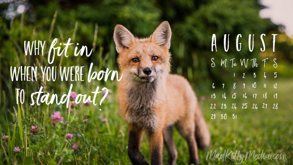 fox desktop calendar